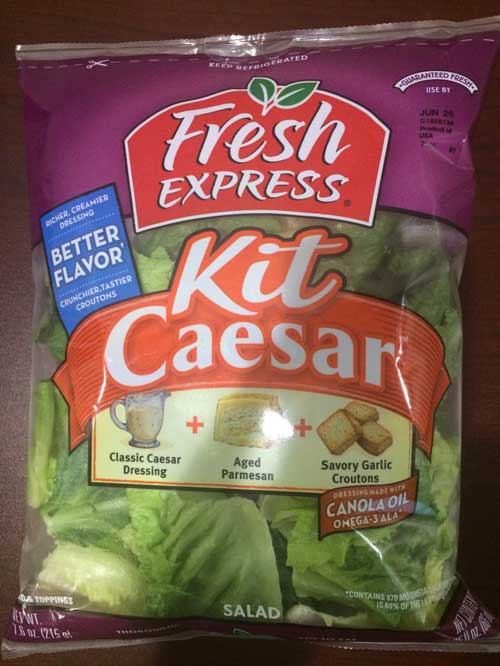 Fresh Express Issues Precautionary Recall of a Small Quantity of Caesar Salad Kits Due to an Undeclared Walnut Allergen
